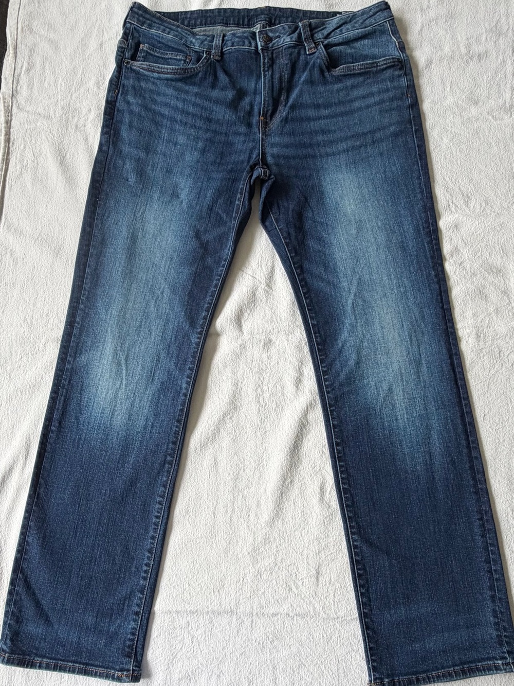 Buffalo David Bitton Men's Blue Straight-Leg Jeans